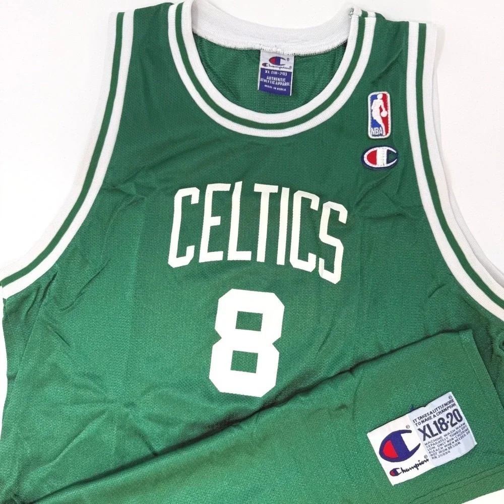 Vintage Champion Boston Celtics Antoine Walker 8 Jersey Youth XL 18-20 NBA